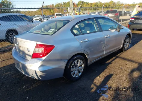 2012 Honda Civic Lx from USA, damaged, VIN 19XFB2E50CE061557